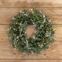 Ivy and Tea Leaf Floral Wreath