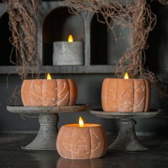 Jack O Lantern 3D Flame Candle