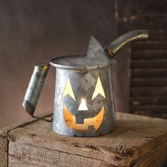 Jack O Lantern Oil Can Lantern