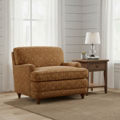 Jacquard English Accent Chair