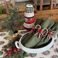 Jingle Bell Candy Cane Napkin Ring
