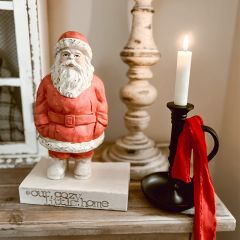 Jolly Red Santa Figurine