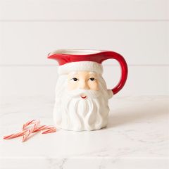 Jolly Santa Christmas Pitcher