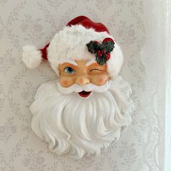 Jolly Santa Face Wall Art