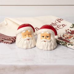 Jolly Santa Salt and Pepper Shaker Set