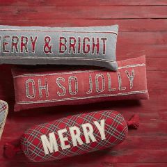 Jolly Tartan Accent Pillow