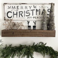 Joy Peace Love Merry Christmas Sign