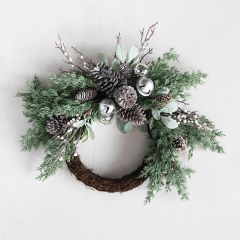 Juniper and Mixed Evergreen Wreath