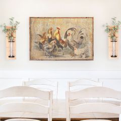 Just Us Chickens Canvas Print