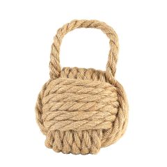 Jute Rope Knot Door Stop
