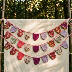 Kantha Quilt Pennant Garland