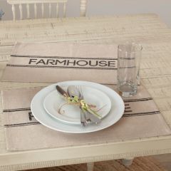 Khaki FARMHOUSE Placemat Set of 6