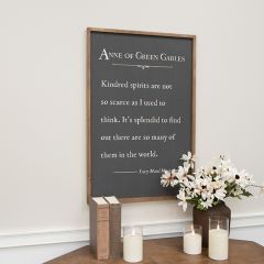 Kindred Spirits Framed Wood Sign