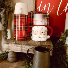 Knob Foot Wooden Stand Set of 2