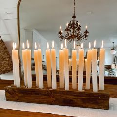 Knotty Pine Taper Holder