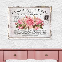 La Boutique De Fleurs Canvas Wall Art