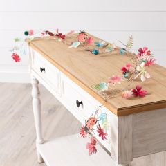 Ladybugs and Dragonflies Floral Metal Garland