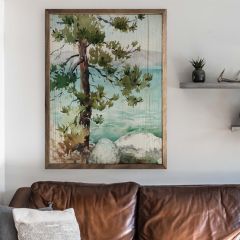 Lake Tahoe Scene Framed Wall Art