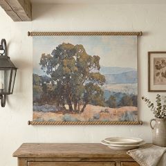 Landscape Scene Canvas Scroll Wall Decor