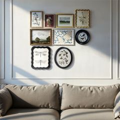 Landscapes Botanicals and Insects Framed Print Set of 9