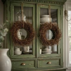 Large Decorative Angel Vine Wreath