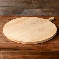 Large Round Natural Charcuterie Board