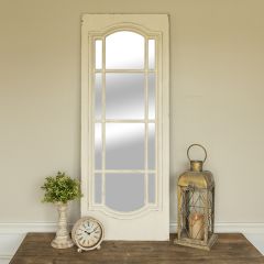 Large Wood Framed Wall Mirror