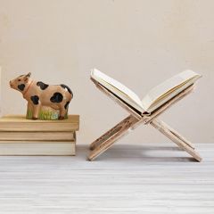 Laser Cut Wood Book Holder