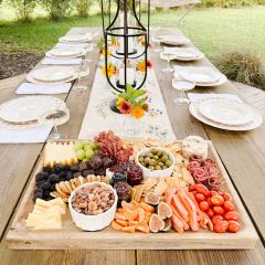 Laser Etched Charcuterie Serving Board