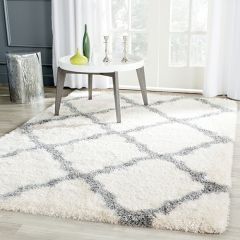 Lattice Pattern Area Rug