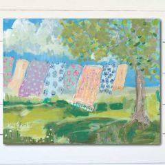 Laundry Day Wrapped Canvas Wall Art