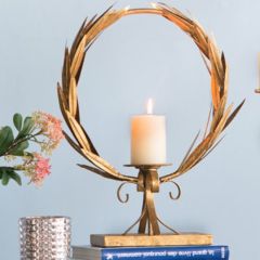 Laurel Wreath Candleholder