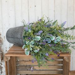 Lavender and Leaves Pick