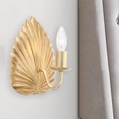 Leaf Style Wall Sconce, Set of 2