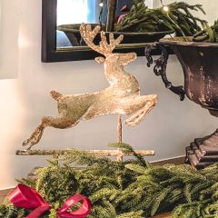 Leaping Deer Tabletop Decor