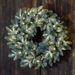 LED Lights Spruce Wreath