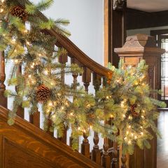 LED Lit Spruce Garland