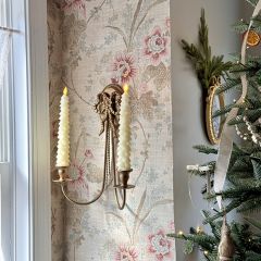 LED Taper Tree Candle Ivory Set of 2