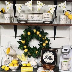 Lemon Triangle Banner Garland