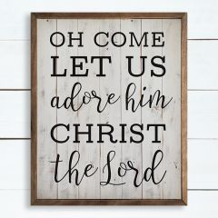 Let Us Adore Him Wall Art