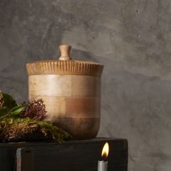 Lidded Acorn Canister