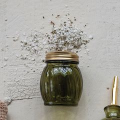 Lidded Glass Cheese and Spice Shaker