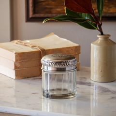 Lidded Glass Tobacco Jar