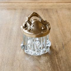 Lidded Glass Trinket Jar
