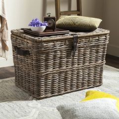 Lidded Storage Basket Trunk