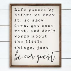 Life Passes By Wall Art