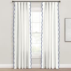 Light and Airy Scallop Edge Window Panel Set of 2