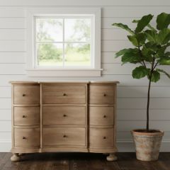 Light Oak 9 Drawer Dresser