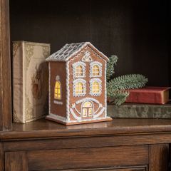Light Up Iced Gingerbread Village House