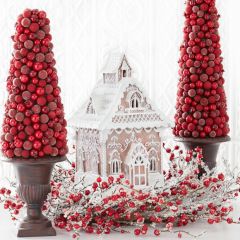 Light Up Shimmering Iced Gingerbread House